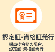 認定証・資格証発行